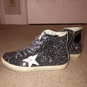Golden Goose high top Francy Silver size 38